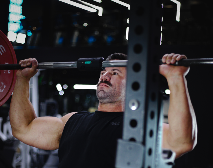 Sniperform LevelUp Performance Grip on barbell